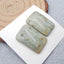 Natural Wave Jasper Cabochons Paired 21x13x4mm, 4.5g