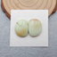 Natural Chrysoprase Cabochons Paired 18X13X5mm, 3.7g