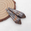 Ammonite Fossil and Boulder Opal Inntarsia 耳环一对，38x11x5mm，5.3g