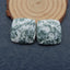 Natural Tree Agate Cabochons Paired 25X6mm, 12.6g