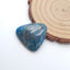 Natural Blue Apatite Crystal Cabochon 25x6mm, 6.8g