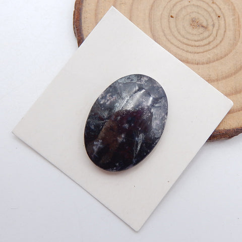 Natural Agate Cabochon 25x18x6mm, 6.1g