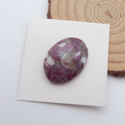 Natural  Pink Tourmaline Cabochon 23X18X6mm, 4.4g