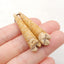 Natural Indonesian Coral Earring Beads 45x9x9mm, 8.3g