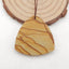 Natural Owyhee Jasper Pendant Bead 35x5mm, 11.7g