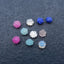 5 Pairs Flower Cabochons 6X4mm, 1.7g