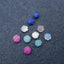 5 Pairs Flower Cabochons 6X4mm, 1.7g