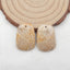 Natural Indonesian Coral Earring beads 40x12x4mm, 5.8g