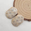 Natural Indonesian Coral Earring Beads 26X19X4mm, 7.9g
