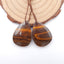 Intarsia of Boulder Opal And Opalite Earring Beads 25X18X6mm, 8.8g