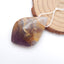 Natural Agate Pendant Bead 39x27x7mm, 10.3g