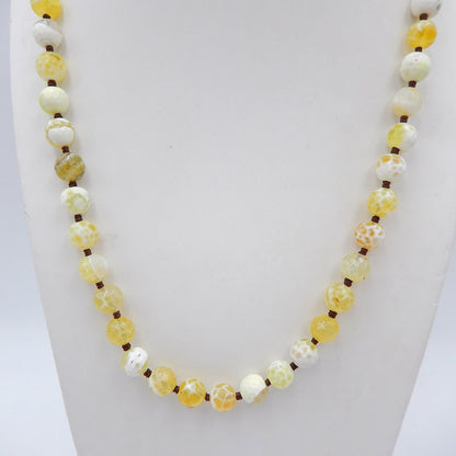 Colliers de pierres précieuses de perles à angle naturel, colliers de pierres précieuses d'opale jaune, collier de boucle en argent 925