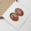 Natural Biggs Jasper Cabochons Paired 18X13X5mm, 2.7g