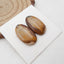 Natural Biggs Jasper Cabochons Paired 21X12X4mm, 4g
