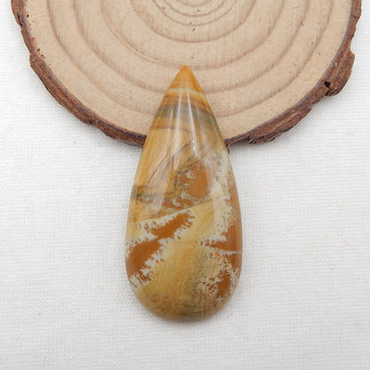 Natural Chohua Jasper Cabochon 46X21X8mm, 9.8g