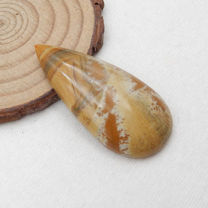 Natural Chohua Jasper Cabochon 46X21X8mm, 9.8g