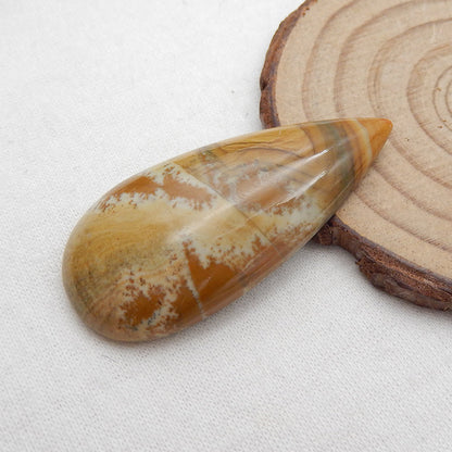 Natural Chohua Jasper Cabochon 46X21X8mm, 9.8g