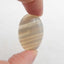 Natural Banded Agate Cabochon 29X19X7mm, 7.1g