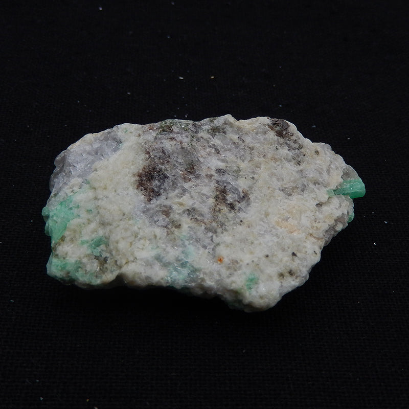 Natural Stone Emerald Green Raw Material, Gemstone Rough, 50X35X15mm, 47.4g