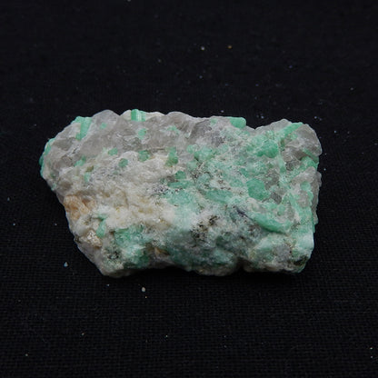 Natural Stone Emerald Green Raw Material, Gemstone Rough, 50X35X15mm, 47.4g