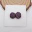 Natural Ruby Gemstone Cabochons Paired 12x10x4mm, 3g