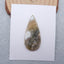 Natural Ocean Jasper Cabochon 42x19x4mm, 6.2g