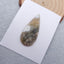 Natural Ocean Jasper Cabochon 42x19x4mm, 6.2g