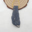 Natural Blue Fossil Coral Pendant Bead 54x20x8mm, 12.0g