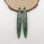 Natural African Jade Earring Beads 54x8x5mm, 6.0g