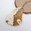 Natural Indonesian Fossil Coral Pendant Bead 58x40x6mm, 16.1g