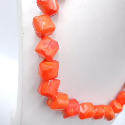 Natural Bamboo Coral Jewelry Necklace
