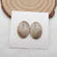 Natural Crazy Lace Agate Cabochons Paired 18x13x3mm, 2.7g