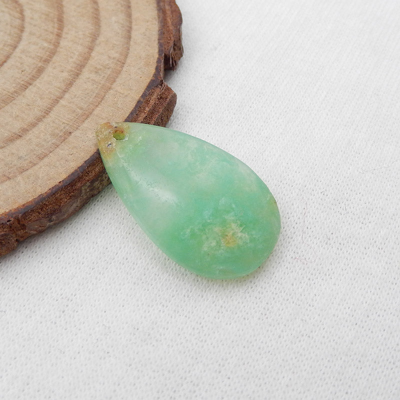 Natural Turquoise Pendant Bead 24x14x3mm, 2.1g