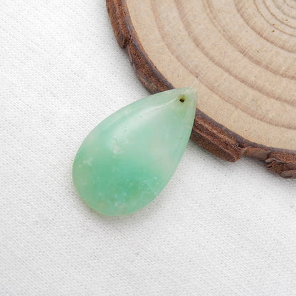 Natural Turquoise Pendant Bead 24x14x3mm, 2.1g