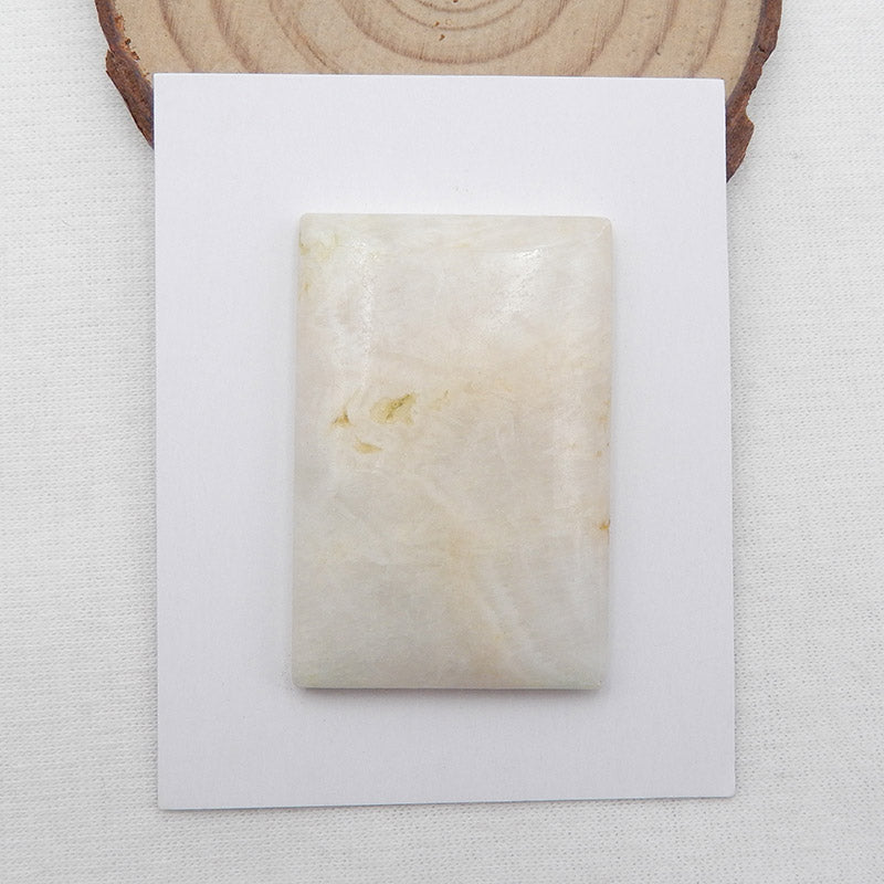 Natural Ocean Jasper Cabochon 43x29x3mm, 19.4g