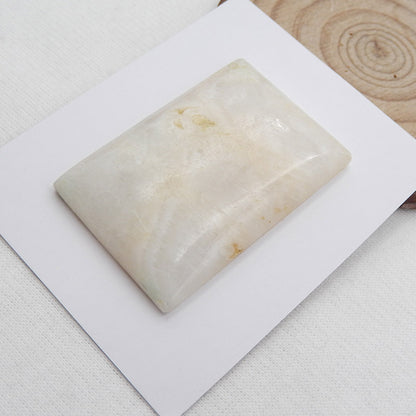 Natural Ocean Jasper Cabochon 43x29x3mm, 19.4g