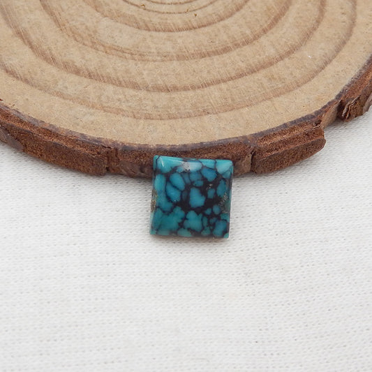 Natural Turquoise Cabochon 9x9x2mm, 1g