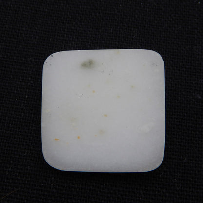 Natural White Jade Cabochon 25X25X7mm, 7.1g