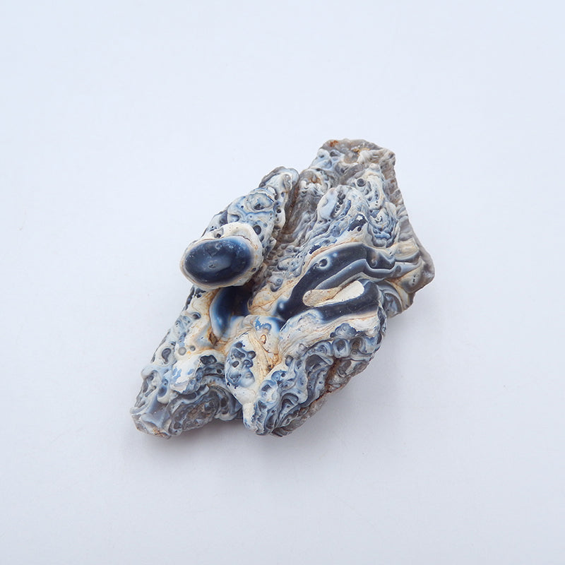 Natural Agate gemstone specimen, 71x44x27mm, 49.9g