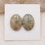 Natural Chrysocolla Cabochons Paired 18x13x5mm, 3.2g