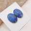 Natural Lapis Lazuli Cabochons Paired 18x13x4mm, 3.5g
