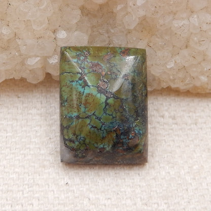 Natural Turquoise Cabochon 16x12x5mm, 1.9g