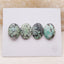 4 PCS Natural Turquoise Cabochons 18x13x4mm, 4.6g
