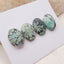 4 PCS Natural Turquoise Cabochons 18x13x4mm, 4.6g