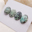 4 PCS Natural Turquoise Cabochons 18x13x4mm, 4.6g