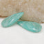 Natural Amazonite Earring Beads 29x15x5mm, 5.5g