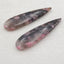 Natural African Rhodochrosite Earring Beads 46x12x5mm, 9.3g