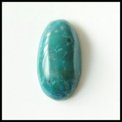 Natural Blue Opal Gemstone Cabochon, 25x13x8mm, 4.7g - MyGemGarden