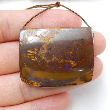 Natural Boulder Opal Pendant Bead