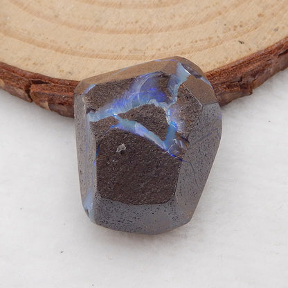 Boulder Opal Nugget Gemstone Cabochon, 21x17x10mm, 6.2g